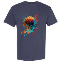 Basketball Splash Baller Basketball Player Team Player Garment-Dyed Heavyweight T-Shirt