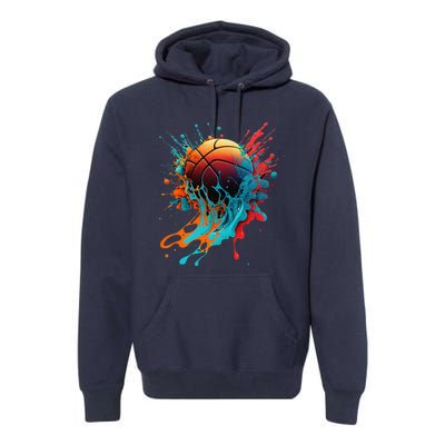 Basketball Splash Baller Basketball Player Team Player Premium Hoodie