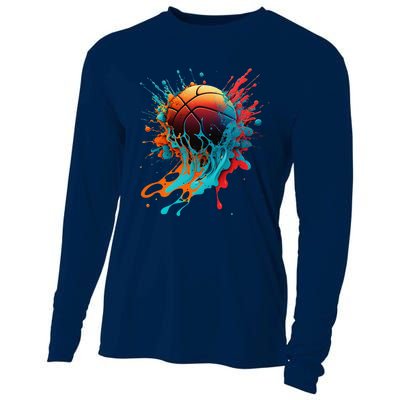 Basketball Splash Baller Basketball Player Team Player Cooling Performance Long Sleeve Crew