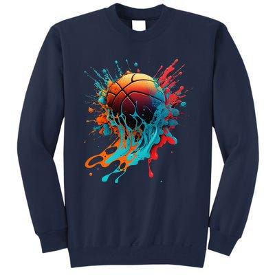 Basketball Splash Baller Basketball Player Team Player Tall Sweatshirt