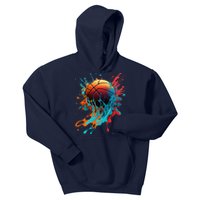 Basketball Splash Baller Basketball Player Team Player Kids Hoodie