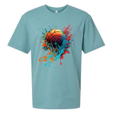 Basketball Splash Baller Basketball Player Team Player Sueded Cloud Jersey T-Shirt