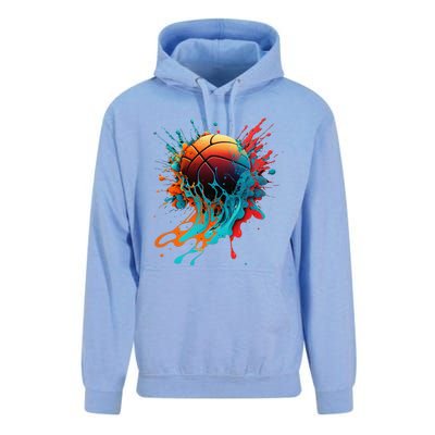 Basketball Splash Baller Basketball Player Team Player Unisex Surf Hoodie