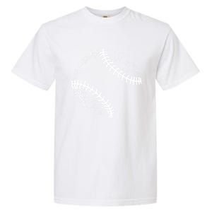 Baseball Silhouette, Baseball Ball Garment-Dyed Heavyweight T-Shirt