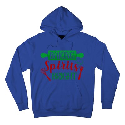 Baking Spirit Bright Christmas Cookie Baking Lover Xmas Funny Gift Hoodie