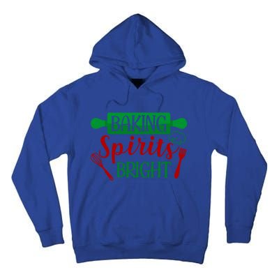 Baking Spirit Bright Christmas Cookie Baking Lover Xmas Funny Gift Tall Hoodie