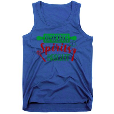 Baking Spirit Bright Christmas Cookie Baking Lover Xmas Funny Gift Tank Top