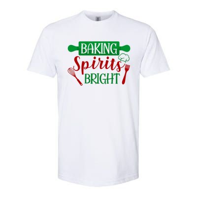 Baking Spirit Bright Christmas Cookie Baking Lover Xmas Funny Gift Softstyle CVC T-Shirt