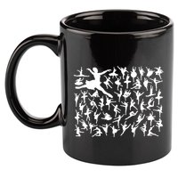 Ballerina Silhouettes 11oz C Handle Ceramic Mug