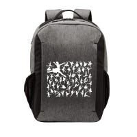 Ballerina Silhouettes Vector Backpack