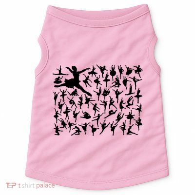 Ballerina Silhouettes Doggie Tank