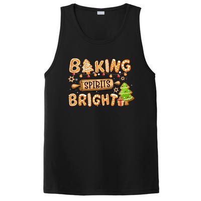 Baking Spirits Bright Chirstmas Cookie Gingerbread Holiday Gift PosiCharge Competitor Tank