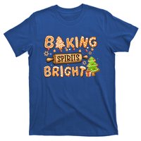 Baking Spirits Bright Chirstmas Cookie Gingerbread Holiday Gift T-Shirt