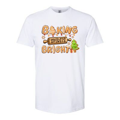 Baking Spirits Bright Chirstmas Cookie Gingerbread Holiday Gift Softstyle CVC T-Shirt