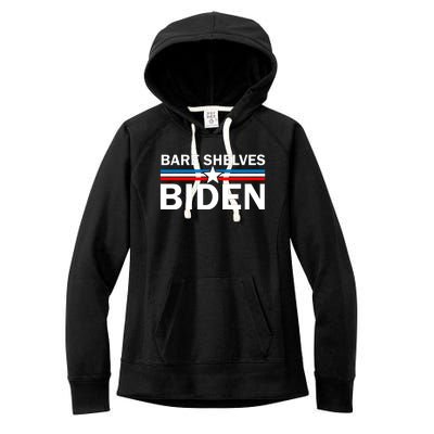 Bare Shelves Biden Conservative Liberal Impeach USA Flag Women's Fleece Hoodie