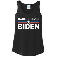 Bare Shelves Biden Conservative Liberal Impeach USA Flag Ladies Essential Tank