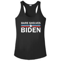 Bare Shelves Biden Conservative Liberal Impeach USA Flag Ladies PosiCharge Competitor Racerback Tank