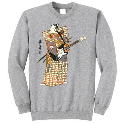 Bassist Samurai Bassist Funny Bass Guitar Player Tall Sweatshirt