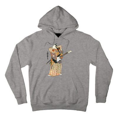 Bassist Samurai Bassist Funny Bass Guitar Player Tall Hoodie