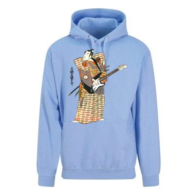 Bassist Samurai Bassist Funny Bass Guitar Player Unisex Surf Hoodie