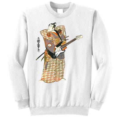 Bassist Samurai Bassist Funny Bass Guitar Player Sweatshirt