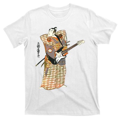 Bassist Samurai Bassist Funny Bass Guitar Player T-Shirt