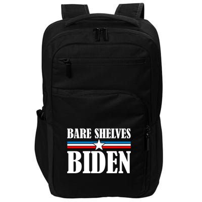 Bare Shelves Biden Conservative Liberal Impeach USA Flag Impact Tech Backpack