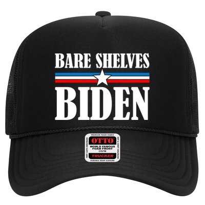 Bare Shelves Biden Conservative Liberal Impeach USA Flag Trucker Hat