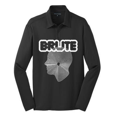 Brute Strength Brute Big Head Silk Touch Performance Long Sleeve Polo