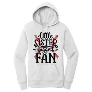 Baseball Sister  Baseball Love Baseball Player Women's Pullover Hoodie