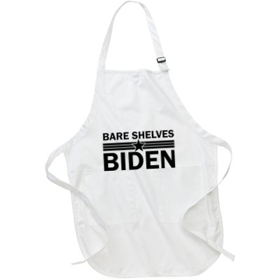 Bare Shelves Biden Conservative Liberal Impeach USA Flag Apron