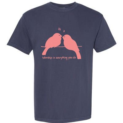 Birds Singing Garment-Dyed Heavyweight T-Shirt