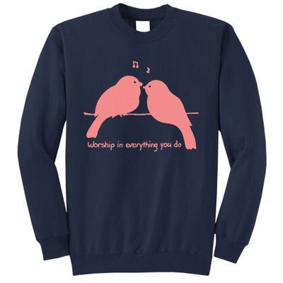 Birds Singing Tall Sweatshirt