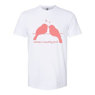 Birds Singing Softstyle® CVC T-Shirt