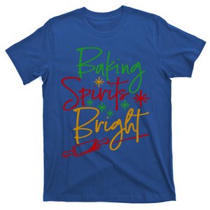 Baking Spirits Bright Christmas Holiday Pastry Chef Bakers Gift T-Shirt