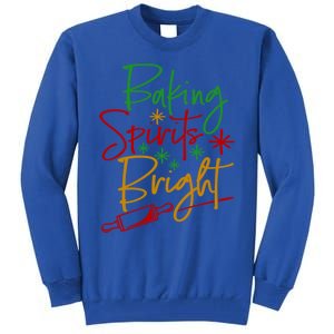 Baking Spirits Bright Christmas Holiday Pastry Chef Bakers Gift Tall Sweatshirt