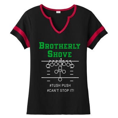 Brotherly Shove Ladies Halftime Notch Neck Tee