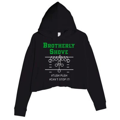 Brotherly Shove Crop Fleece Hoodie