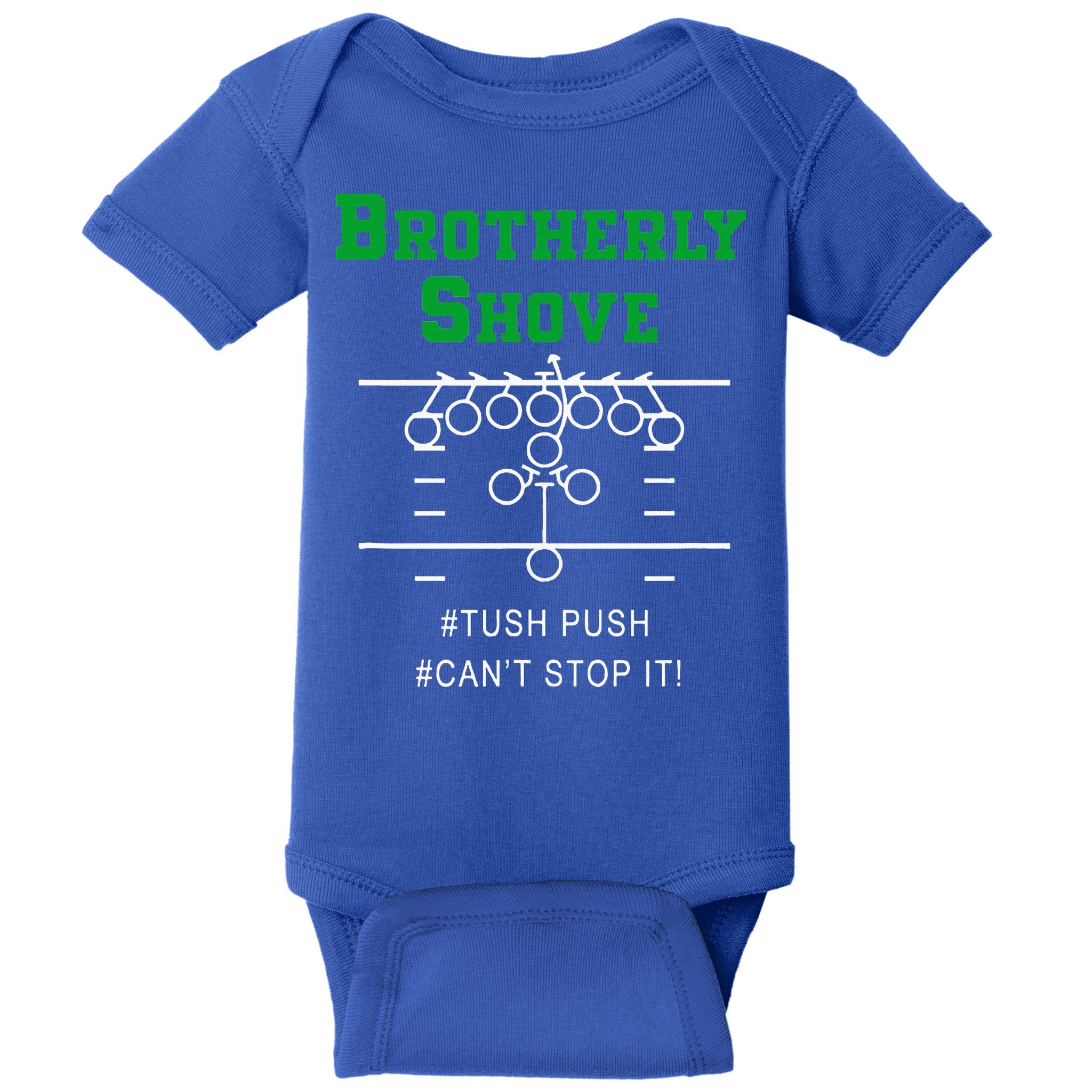 Brotherly Shove Baby Bodysuit