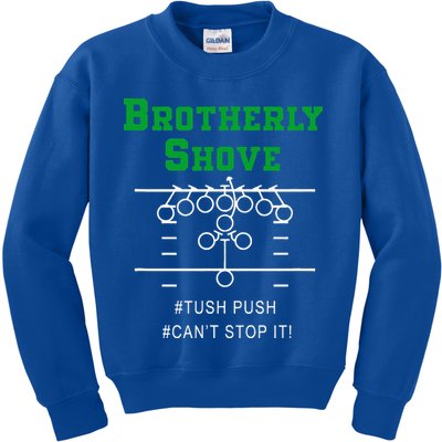 Brotherly Shove Kids Sweatshirt
