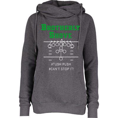 Brotherly Shove Womens Funnel Neck Pullover Hood