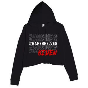 Bare Shelves Biden Crop Fleece Hoodie