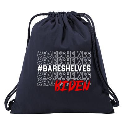 Bare Shelves Biden Drawstring Bag