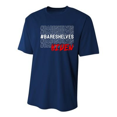 Bare Shelves Biden Youth Performance Sprint T-Shirt