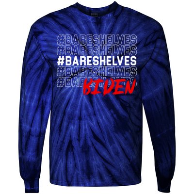 Bare Shelves Biden Tie-Dye Long Sleeve Shirt