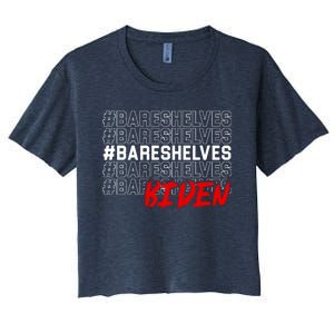 Bare Shelves Biden Women's Crop Top Tee