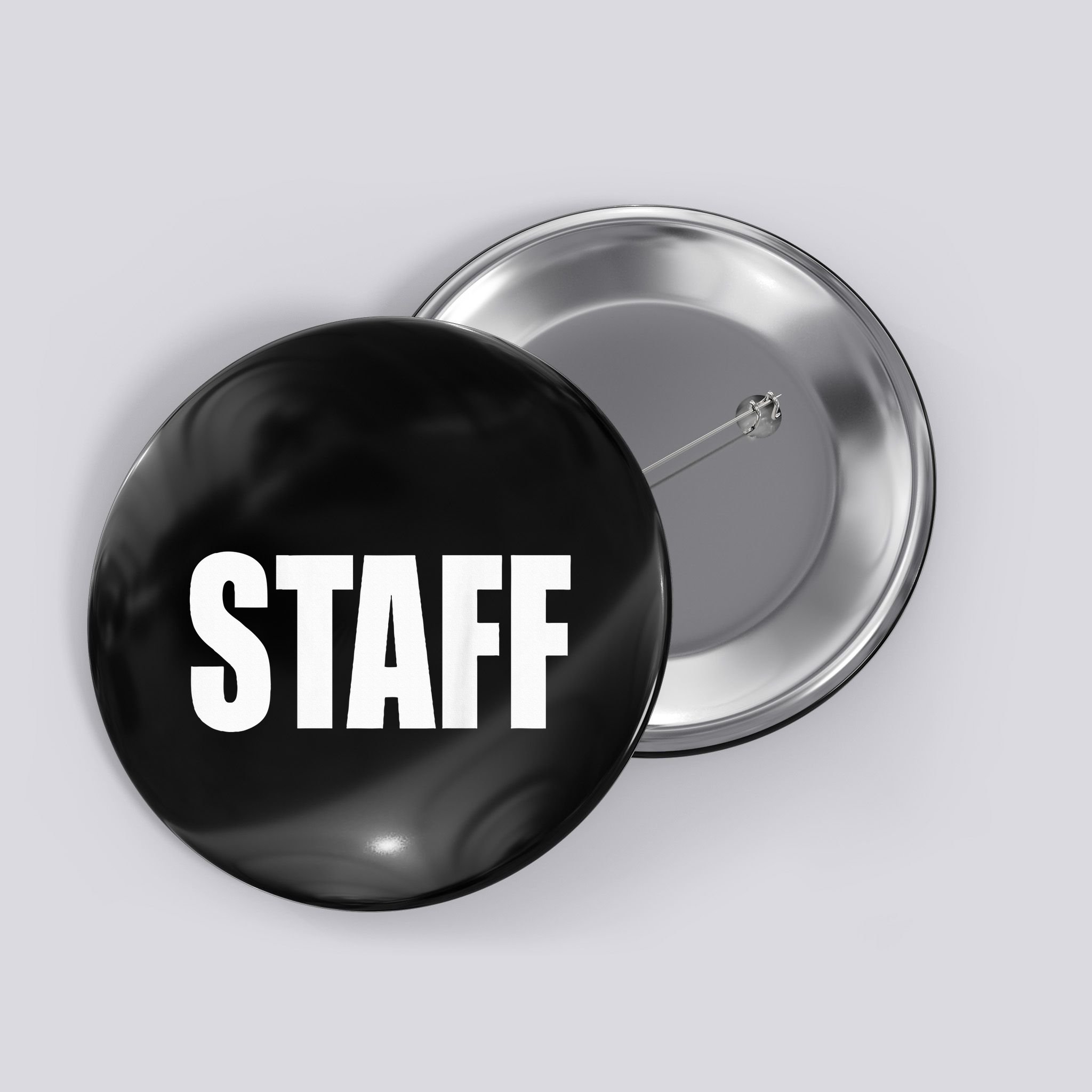 Black Staff Button