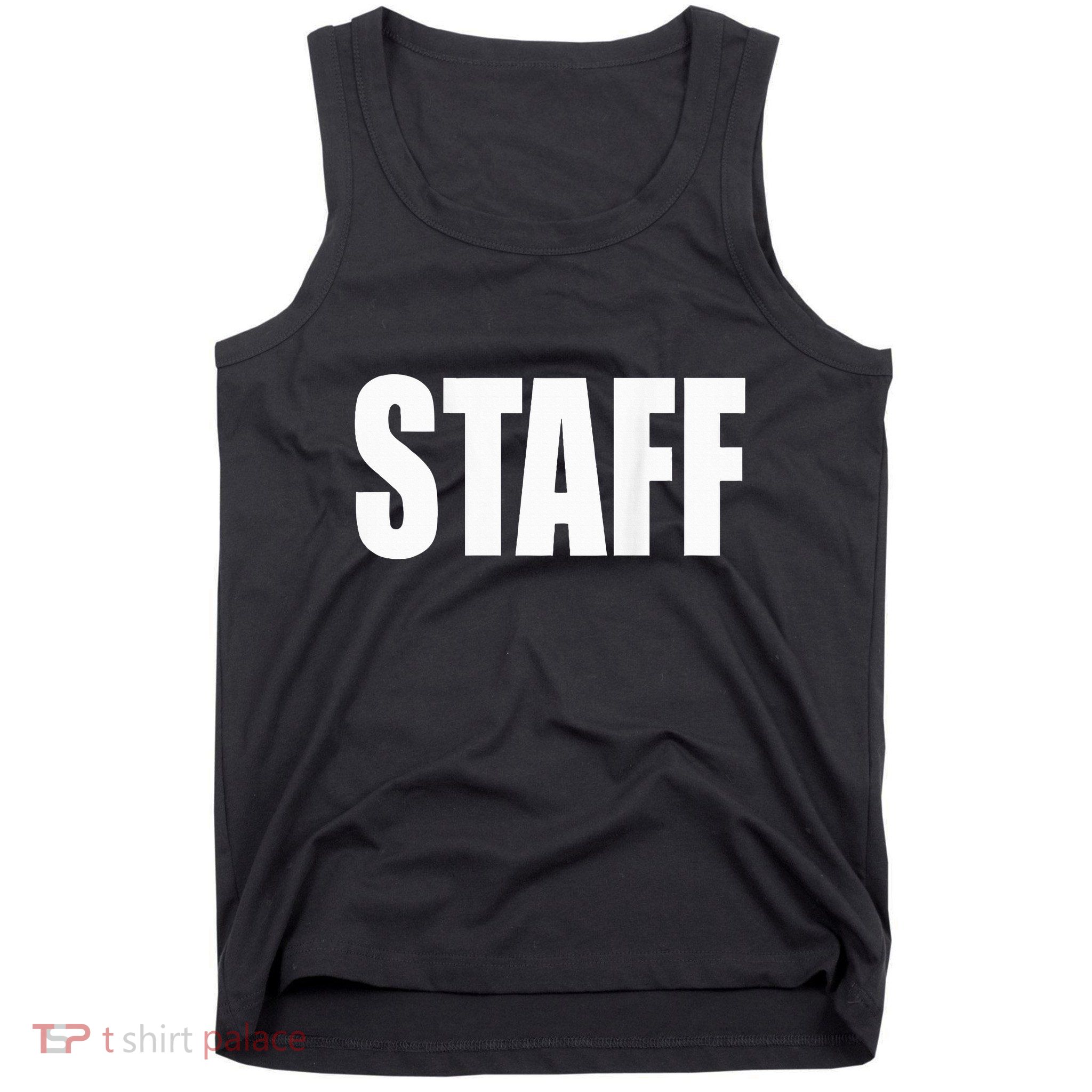 Black Staff Tank Top