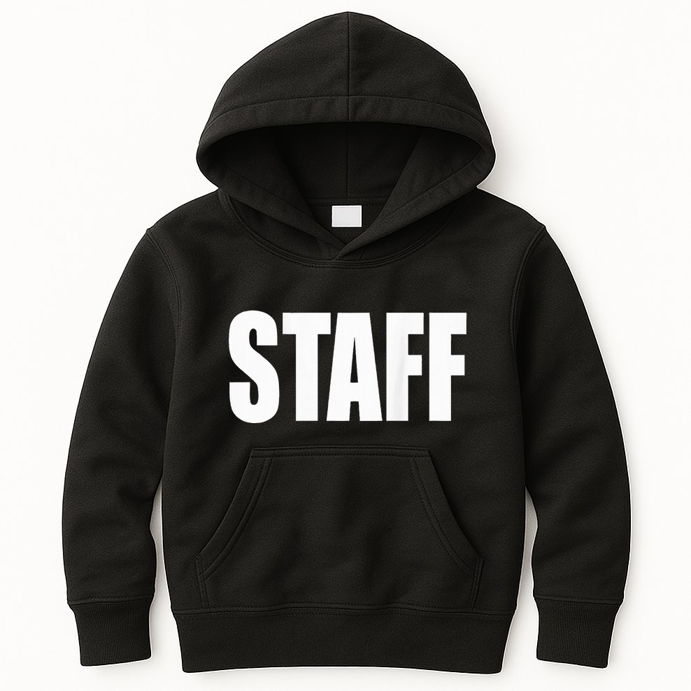 Black Staff Kids Hoodie