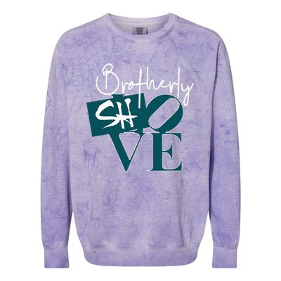 Brotherly Shove Colorblast Crewneck Sweatshirt